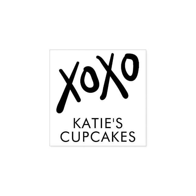 XOXO Business modern roligt snyggt hand plockade Stämpel (Tryck)