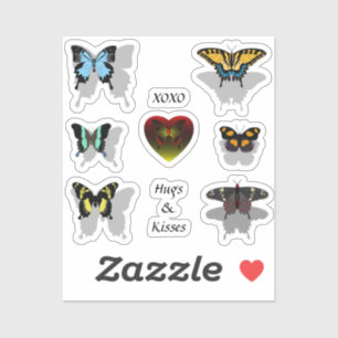 XOXO Butterfly Pack Klistermärken