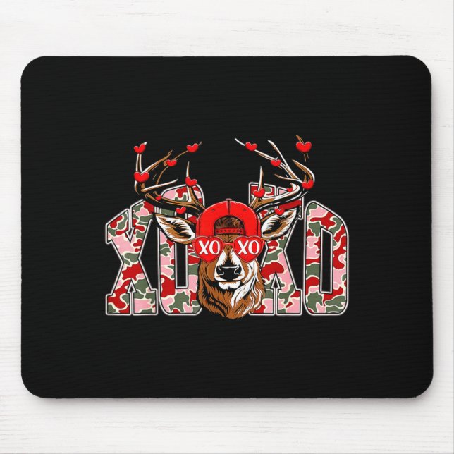 Xoxo Camo Buck Deer Hunting Valentine's Day Boys K Musmatta (Framsidan)