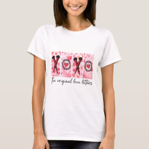 Xoxo den ursprungliga återcirkulerade kontrollante t shirt