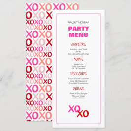 XOXO Flickor Night Out Rosa Galentine's Day Party Meny