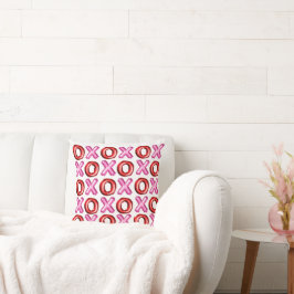 XOXO Foil Red rosa Valentines day, tema Romantic Kudde