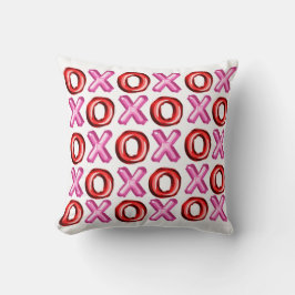 XOXO Foil Red rosa Valentines day, tema Romantic Kudde