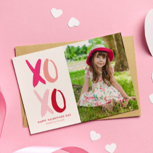 "XOXO"-foto från Valentines day Julkort