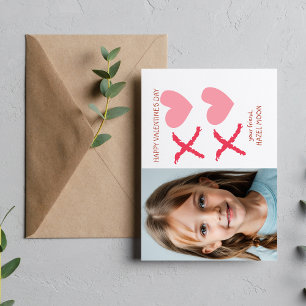 XOXO-fotoklassrum valentines day Anteckningskort