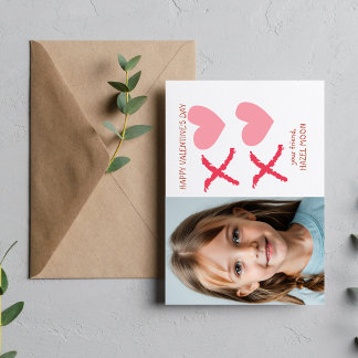 XOXO-fotoklassrum valentines day Anteckningskort