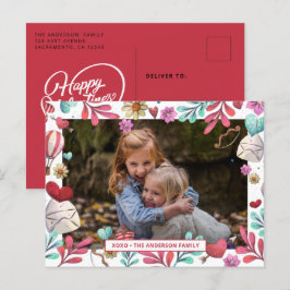 XOXO Glad Alla hjärtans dag Foto Helg Vykort