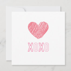 "XOXO"-hälsningskort