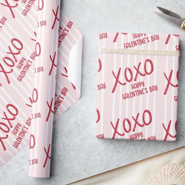 XOXO Hand Drawn Galentine’s Day Party Presentpapper (Skapare uppladdad)