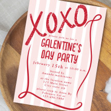 XOXO Handritad Galentine’s Day-fest