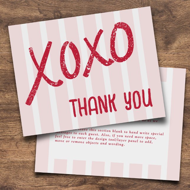 XOXO Handritad Galentine’s Day Fest Kort (Skapare uppladdad)