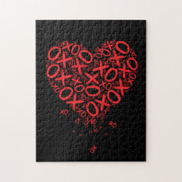 XOXO Heart-jul Pussel