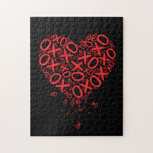 XOXO Heart-jul Pussel (Vertikal)
