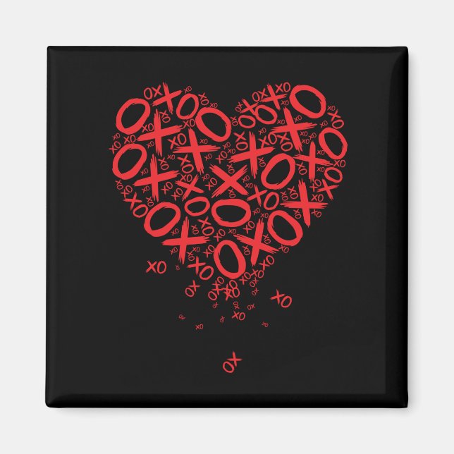 XOXO Heart Magnet (Framsidan)