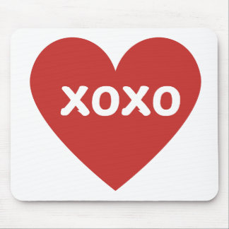 XOXO Heart Mouse Pad Musmatta