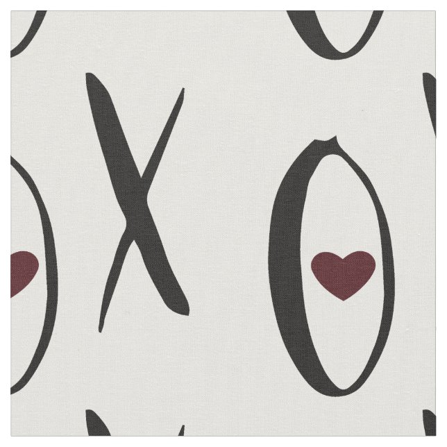 XOXO Heart Tyg (Närbild)