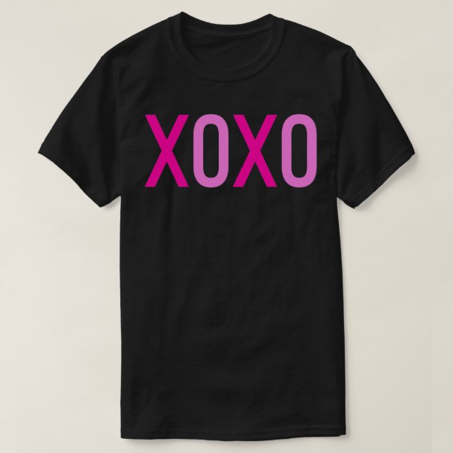 XOXO Heart Valentines day-skjorta T Shirt (Design framsida)