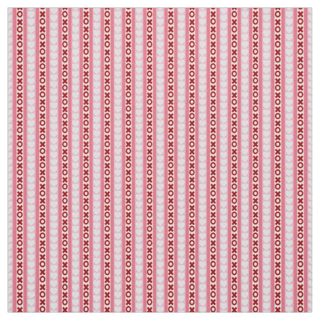 xoxo Hearts Fabric Tyg (Provkarta)