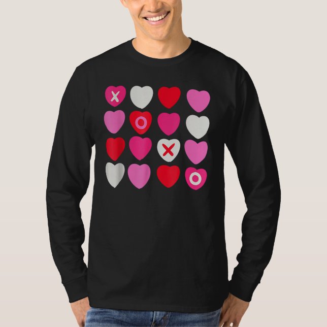 XOXO Hearts Valentine's Day  for Him Her Kids T Shirt (Framsida)
