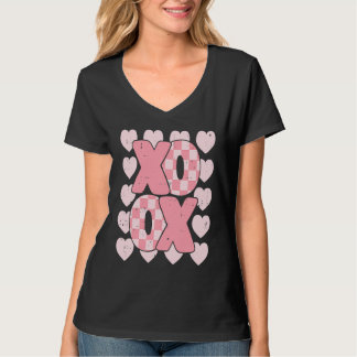 XOXO Hjärtat Groovy Alla hjärtans dag Par Barn Tje T Shirt