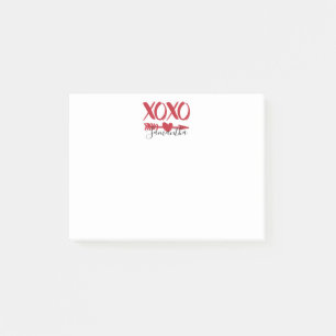 XOXO Hjärtpil post- it- anteckningar Post-it Block