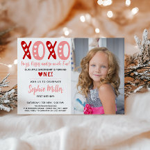 XOXO Hugs & Kisses Valentine Day 1:a födelsedagen