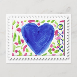 XOXO - Hugs & Kisses - vykort