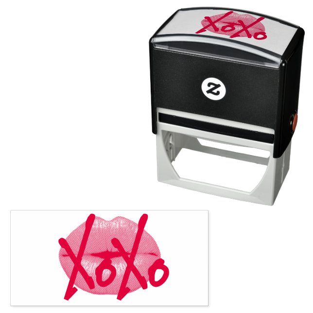 XOXO Hugs Kissess Självfärgande Stämpel (In Situ)