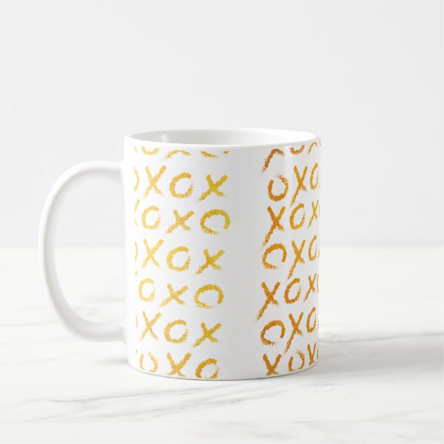 xoxo Hugs och Kisses Kaffemugg (Vänster)