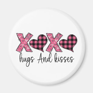 Xoxo Hugs och Kisses Magnet