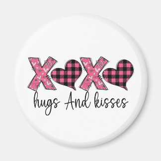 Xoxo Hugs och Kisses Magnet