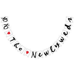 XOXO "KÄRLEK" gifta sig för NYGIFT PERSON Vimplar