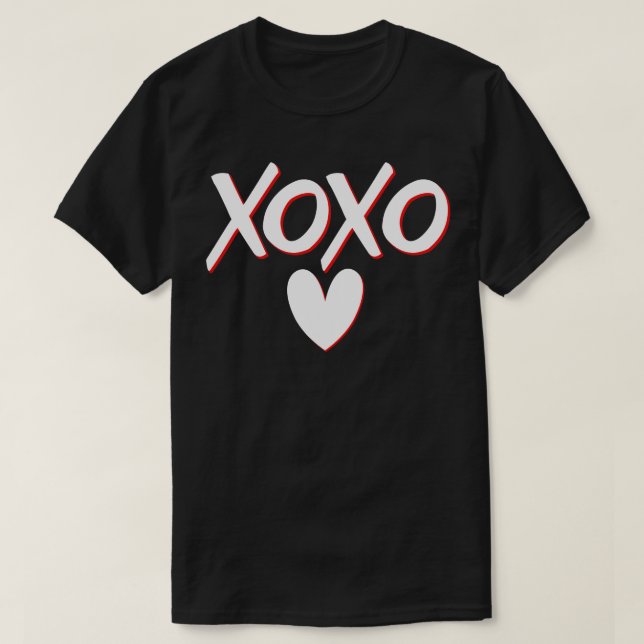 XOXO Kärlek i Valentines day T Shirt (Design framsida)