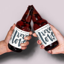 XOXO kärlek Koordinates typografi