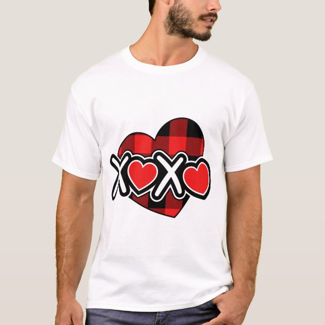 Xoxo kärlek t shirt (Framsida)
