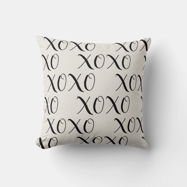 XOXO Kärlek Valentine Dekorativ kudde (Framsida)