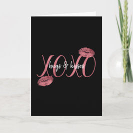 XOXO Kisses Kort
