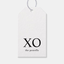 XOXO Kramar & Kyssar Enkla Svarta & Vita