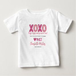 XOXO Kramar & Pussar Alla hjärtans dag 1-års födel T Shirt