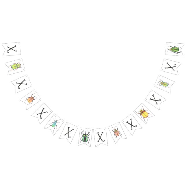 XOXO Kryp och Kisses Valentine Day Party Vimplar (Alla)