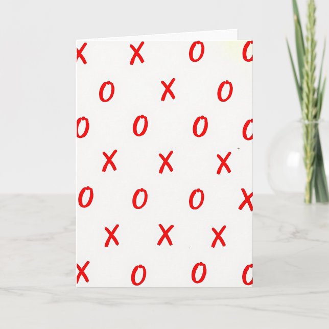 Xoxo Love Card Kort (Framsida)