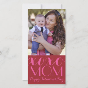 XOXO Mamma Valentine Photo Card Julkort