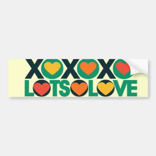 XOXO-massor av Kärlek Bildekal