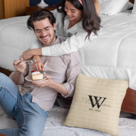 XOXO Monogram Pillow Kudde