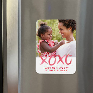 XOXO Mors dag Photo Magnet för Mamma
