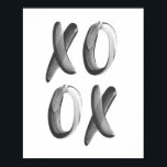XOXO-penselteckensnitt Poster<br><div class="desc">XOXO-penselteckensnitt</div>