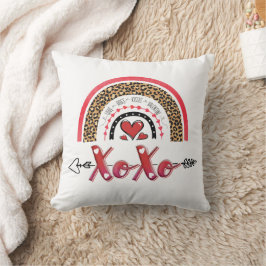 Xoxo Personlig Valentines Dekorativ kudde
