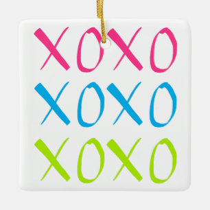 XOXO-prydnad Julgransprydnad Keramik