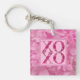 XOXO Rosa Blommigt Cute Heart Typografi