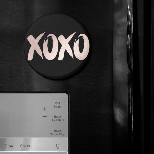 XOXO Rosa Handskript för släppt pensel Magnet